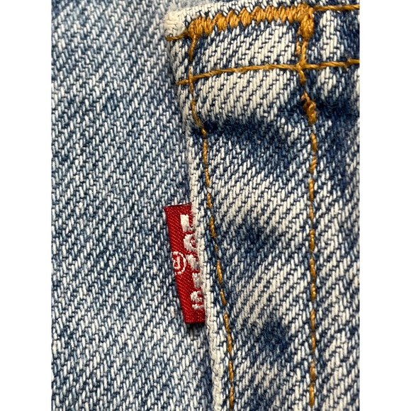 Vintage Levis 100% Cotton Denim Jeans Womens Size 9 2-4 Made in USA Light Wash - Picture 5 of 12
